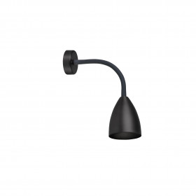 Trotsig wall lamp flat black GU10