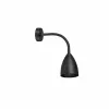 Trotsig wall lamp flat black GU10