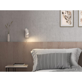 Tyson wall lamp white structure GU10