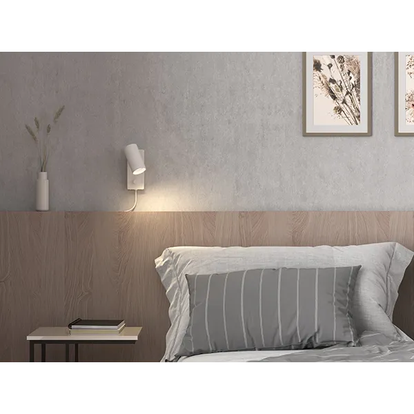 Tyson wall lamp white structure GU10