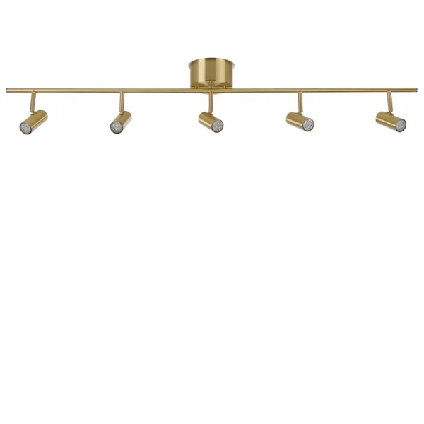 Cato track 5 polished brass GU4/MR11