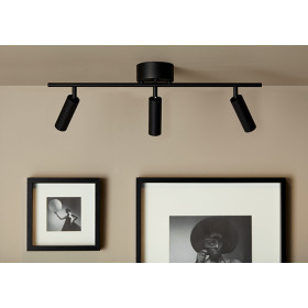 Cato Slim track 3 flat black LED GU10 mini