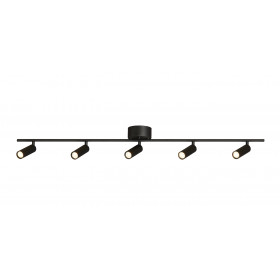 Cato Slim track 5 flat black LED GU10 mini