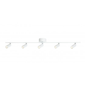 Cato Slim track 5 flat white LED GU10 mini