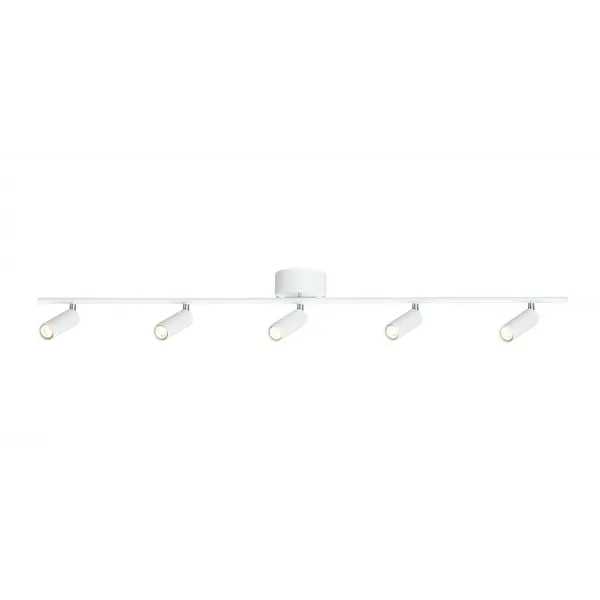 Cato Slim track 5 flat white LED GU10 mini