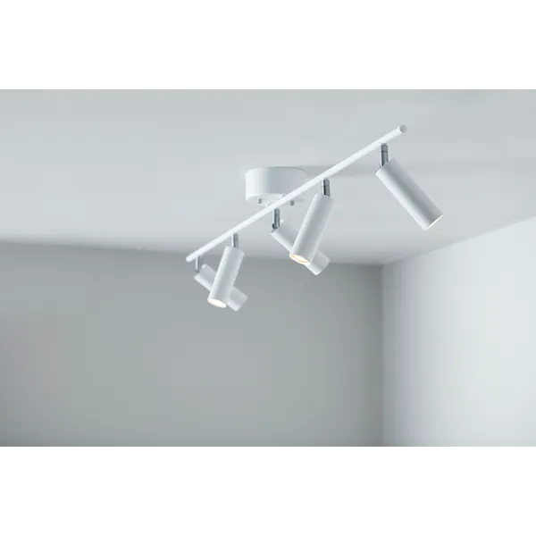 Cato Slim track 5 flat white LED GU10 mini