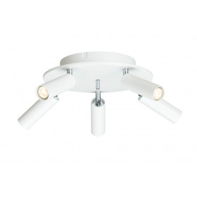 Cato Slim round 5 flat white GU10