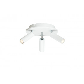 Cato Slim round 3 flat white LED GU10