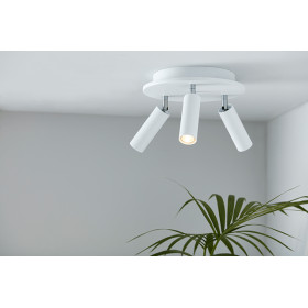 Cato Slim round 3 flat white LED GU10