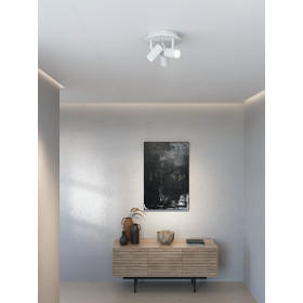 Tyson 3-spot white structure GU10