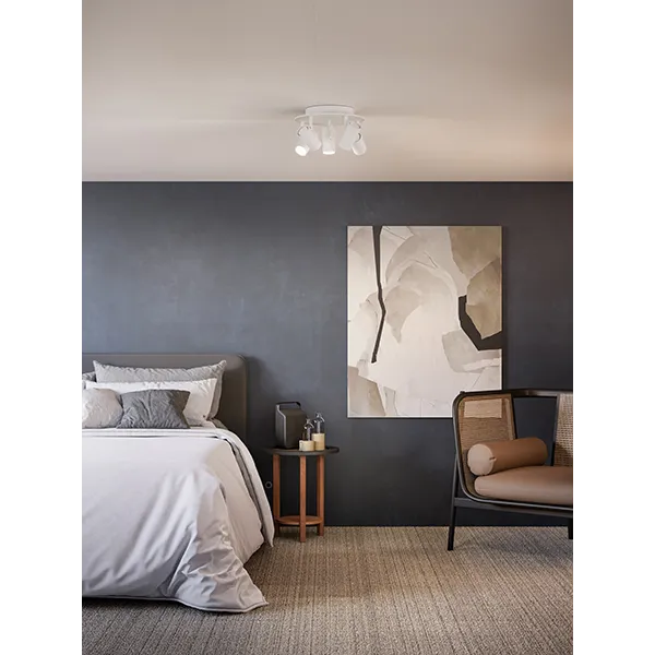 Tyson 5-spot white structure GU10