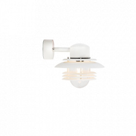 Mira wall lamp IP23 D240 white structure E27