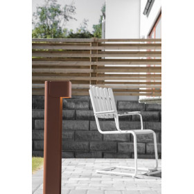 Taurus bollard H800 IP54 roststructure LED