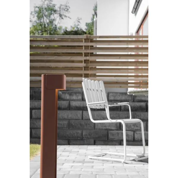 Taurus bollard H800 IP54 roststructure LED