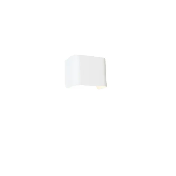 Taurus wall lamp IP54 white structure LED
