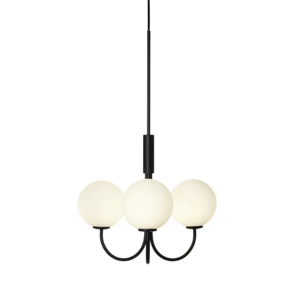 Ballon chandelier black G9