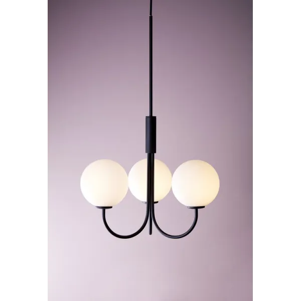 Ballon chandelier black G9