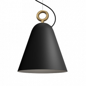 Bella pendant flat black E14