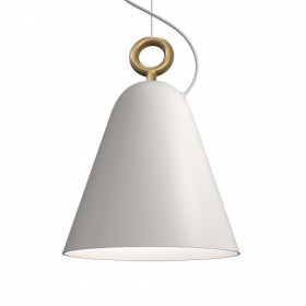 Bella pendant antique white E14