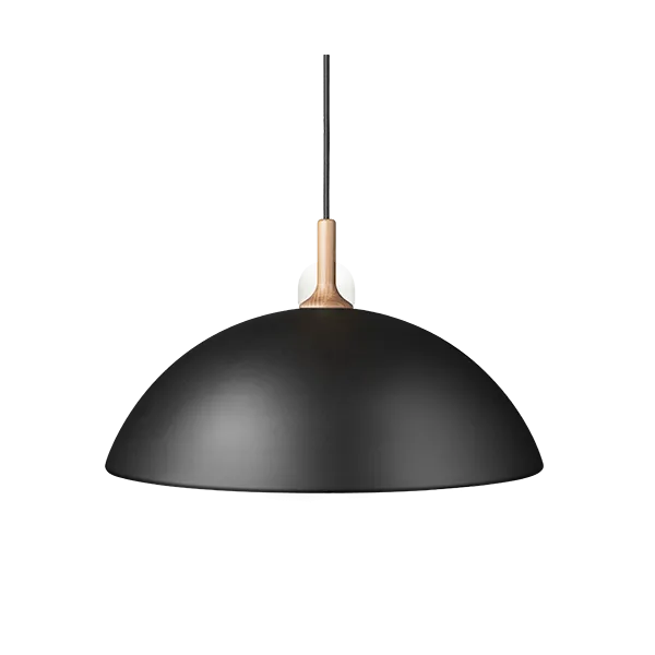 Bowl pendant black E27