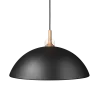 Bowl pendant black E27