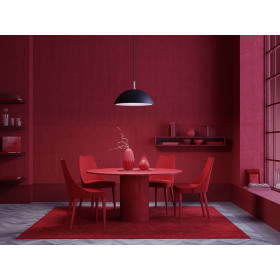 Bowl pendant black E27