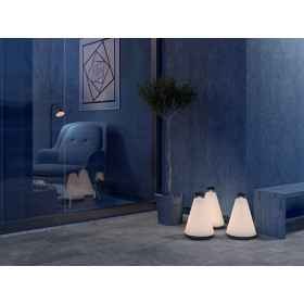 Buoy chargeable outdoor lamp grey IP44 LED