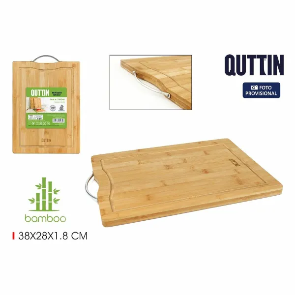 Leikkuulauta Quttin Bambu 38 x 28 x 1,8 cm (12 osaa)