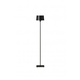Cuub floor lamp mat black E14