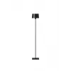 Cuub floor lamp mat black E14