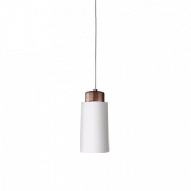 Edge pendant S White E27