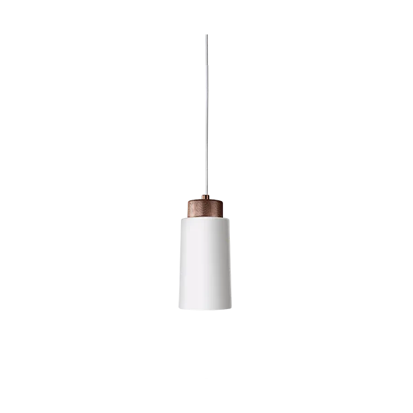 Edge pendant S White E27