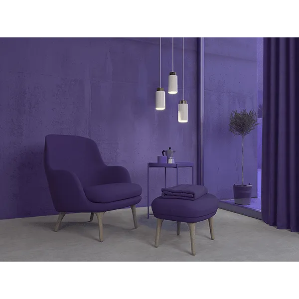 Edge pendant S White E27