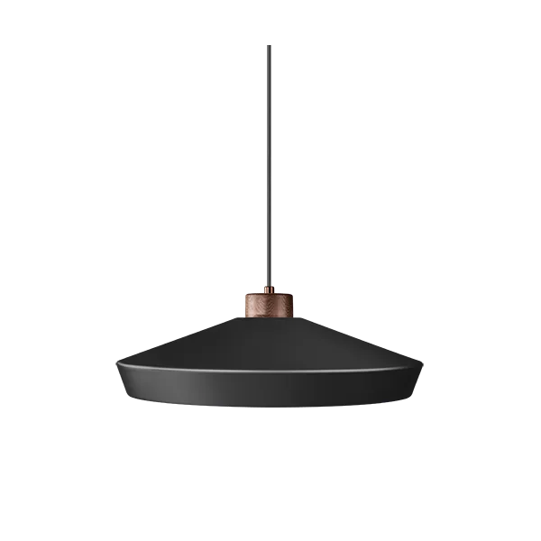 Edge pendant L Black E27