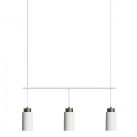 Edge pendant Trio White E27