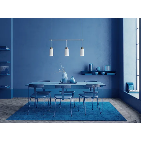 Edge pendant Trio White E27