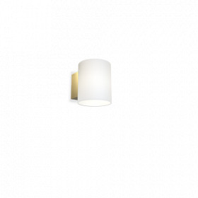Evoke wall lamp S satin brass G9