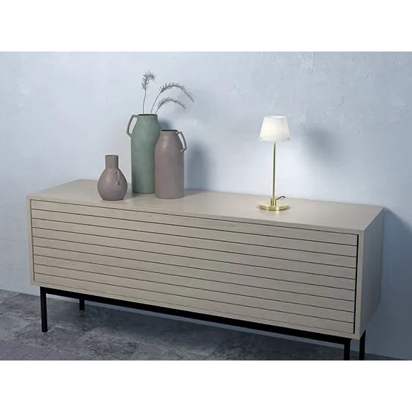 Gil il Grande table lamp satin brass G9