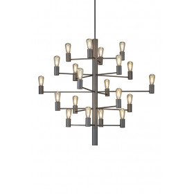 Herstal Chandelier Metal Graphite HB16659720313