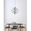 Manola chandelier 20 black E14