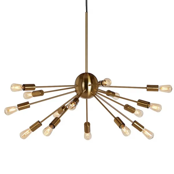 Mir pendant satin brass E14