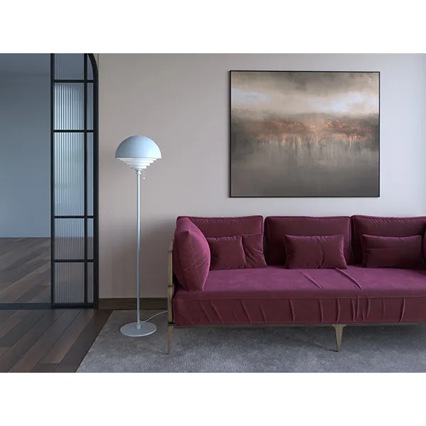 Motown floor lamp white E27