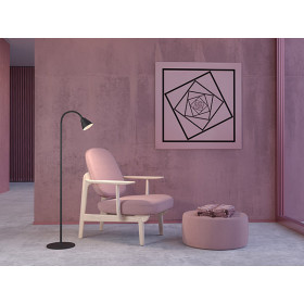 Herstal Floor lamp Metal Flat black/Grey beige HV3082328