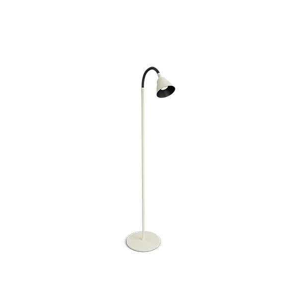 Relief floor lamp pearl white/flat white E27