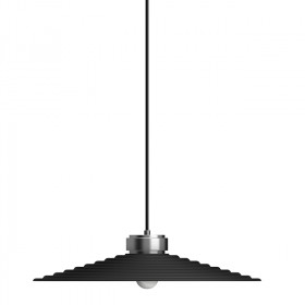 Sound pendant L Black E27