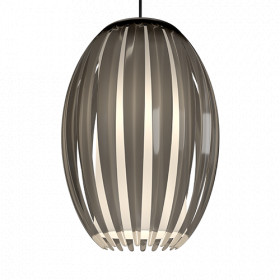 Tentacle Pendant M Black/Smoke E17