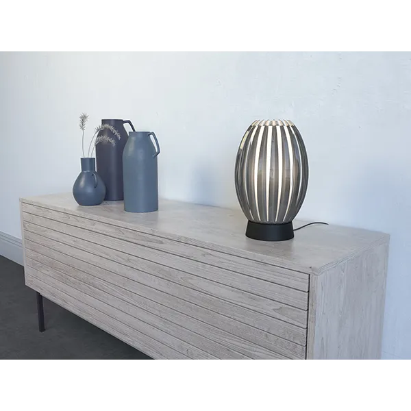 Tentacle Table Lamp M Black/Smoke E27