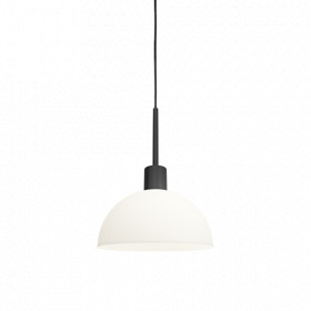 Vienda pendant black/glass E14