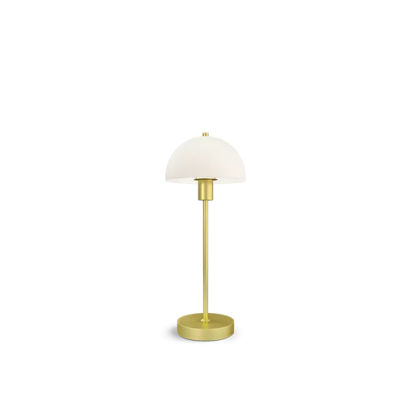 Vienda table lamp brass/glass E14