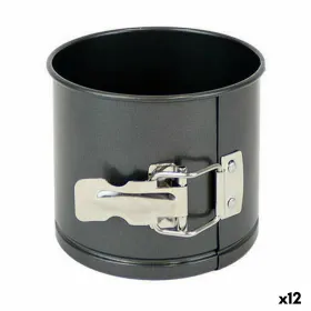 Springform keptuvė Quttin Anglies plienas Juoda 12 x 10 cm (12 vnt.)